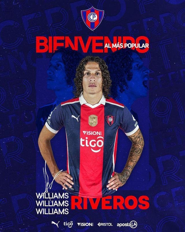 Williams Riveros, zagueiro (Cerro Porteo-PAR)