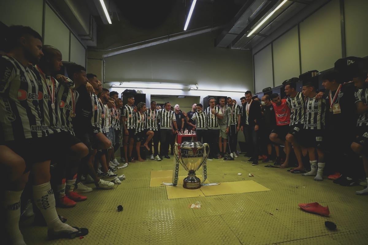 Fotos da festa do Atltico no Mineiro com a conquista do bicampeonato mineiro
