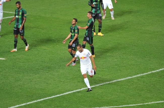 Ytalo abriu o placar para o Bragantino no Independncia diante do Amrica pela 17 rodada do Brasileiro de 2021