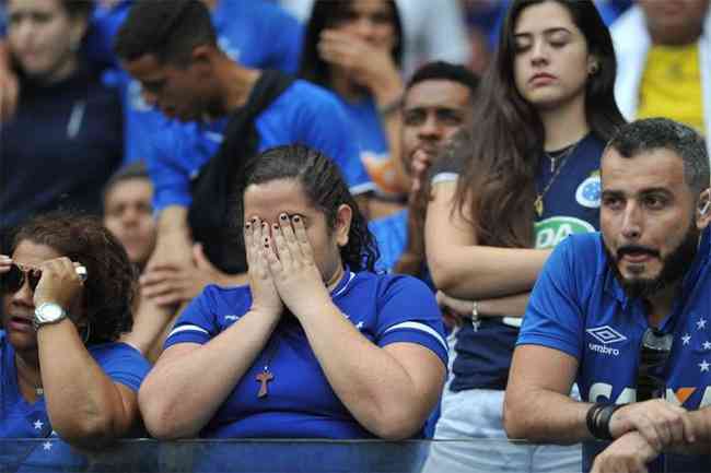 Torcida do Cruzeiro tem sofrido nos ltimos anos