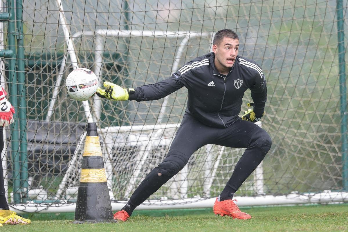 Treino do Atltico na Cidade do Galo, na manh desta tera-feira (24/1).