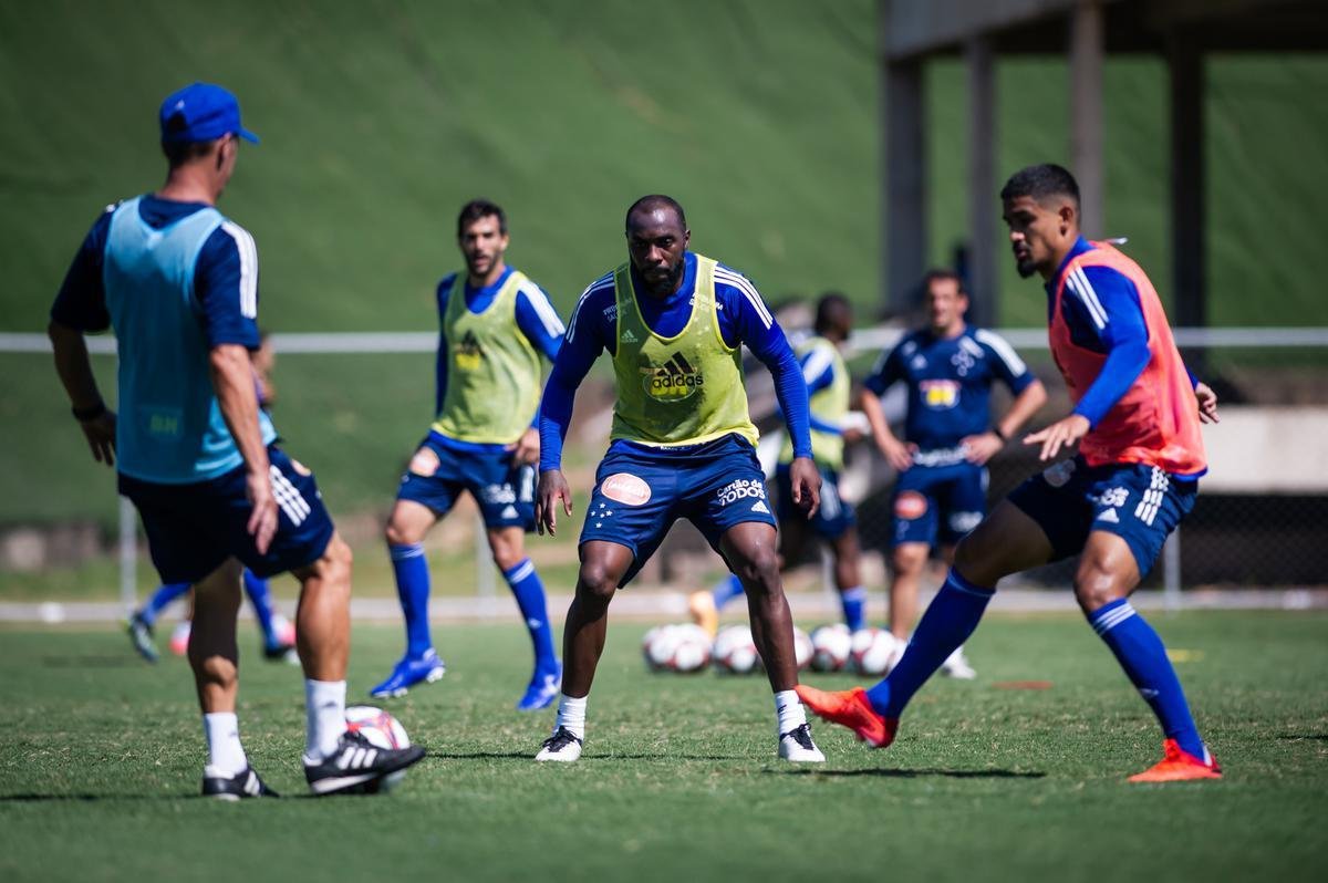 Fotos do treino do Cruzeiro desta terça-feira, na Toca da Raposa II
