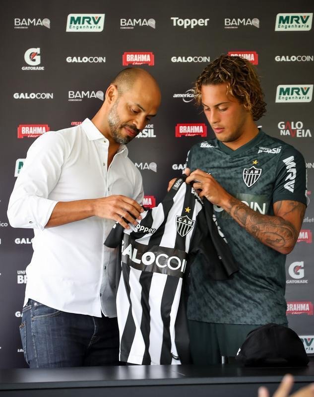 Fotos da apresentao de Guga no Atltico