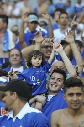 Torcida comparece em excelente nmero e acompanha vitria do Cruzeiro no Mineiro