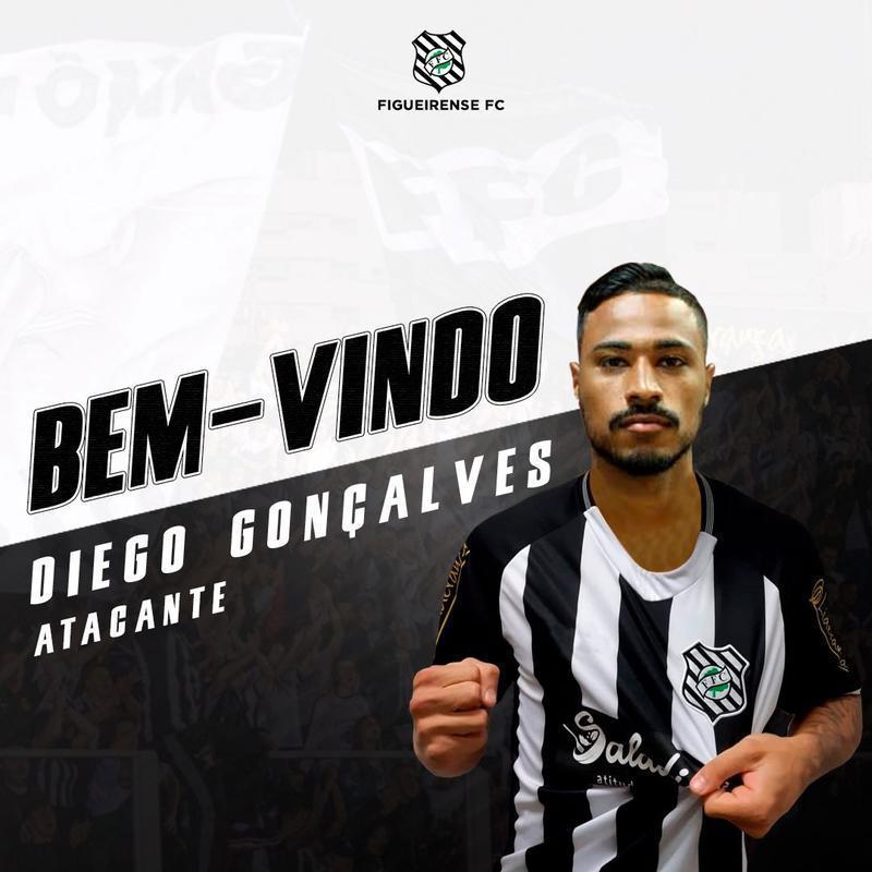 O Figueirense anunciou a contratao do atacante Diego Gonalves, que estava no Louletano, de Portugal