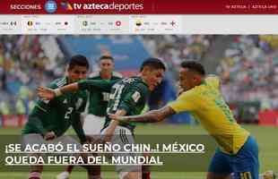 TV Azteca: 'Acabou o sonho! Mxico fora do Mundial'