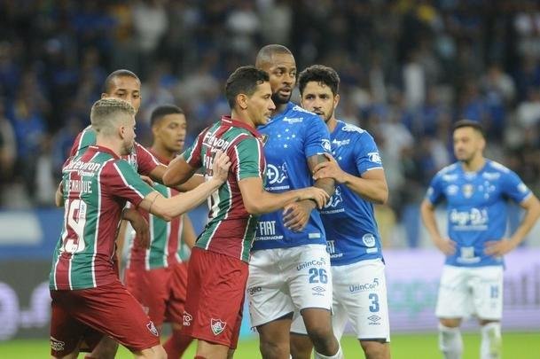 No primeiro tempo, Fluminense teve mais posse de bola; Cruzeiro no conseguiu criar muitas oportunidades