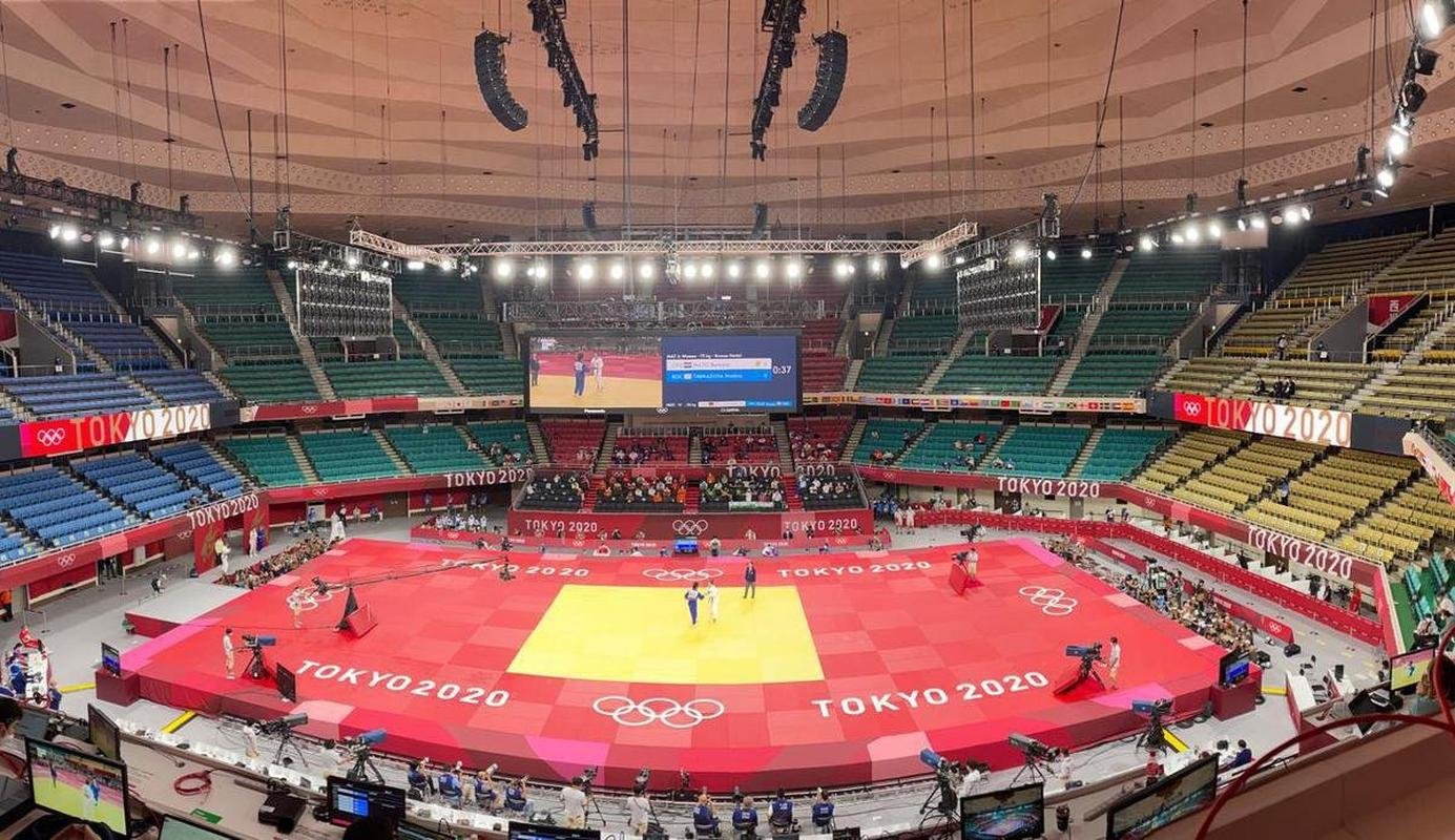 Lendrio Nippon Budokan recebe o jud nos Jogos Olmpicos de Tquio