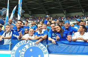 Torcida do Cruzeiro no clssico contra o Atltico, no Mineiro, pela 10 rodada do Estadual