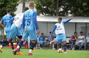 Fotos da reapresentao do Cruzeiro nesta segunda-feira (Matheus Adler/EM D.A Press)
