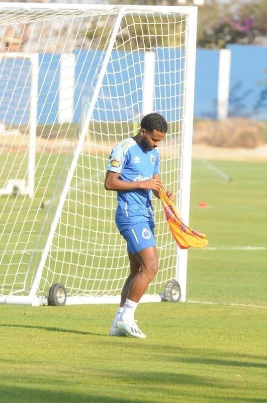 Cruzeiro fez nesta segunda-feira  tarde, na Toca da Raposa II, o ltimo treino em Belo Horizonte antes da partida contra o Internacional, quarta, no Beira-Rio, pela semifinal da Copa do Brasil. O tcnico Rogrio Ceni deve escalar Fbio; Edilson, Ded, Fabrcio Bruno (Leo) e Egdio (Dod); Henrique e Robinho; Marquinhos Gabriel; Thiago Neves e David; Pedro Rocha. Servindo  Seleo Colombiana, Orejuela est fora do jogo.