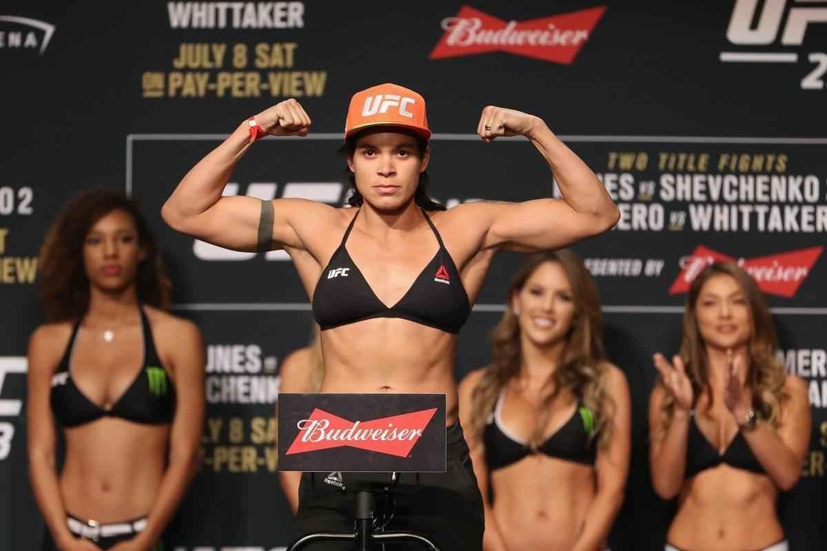 Pesagem do UFC 213, em Las Vegas - Amanda Nunes