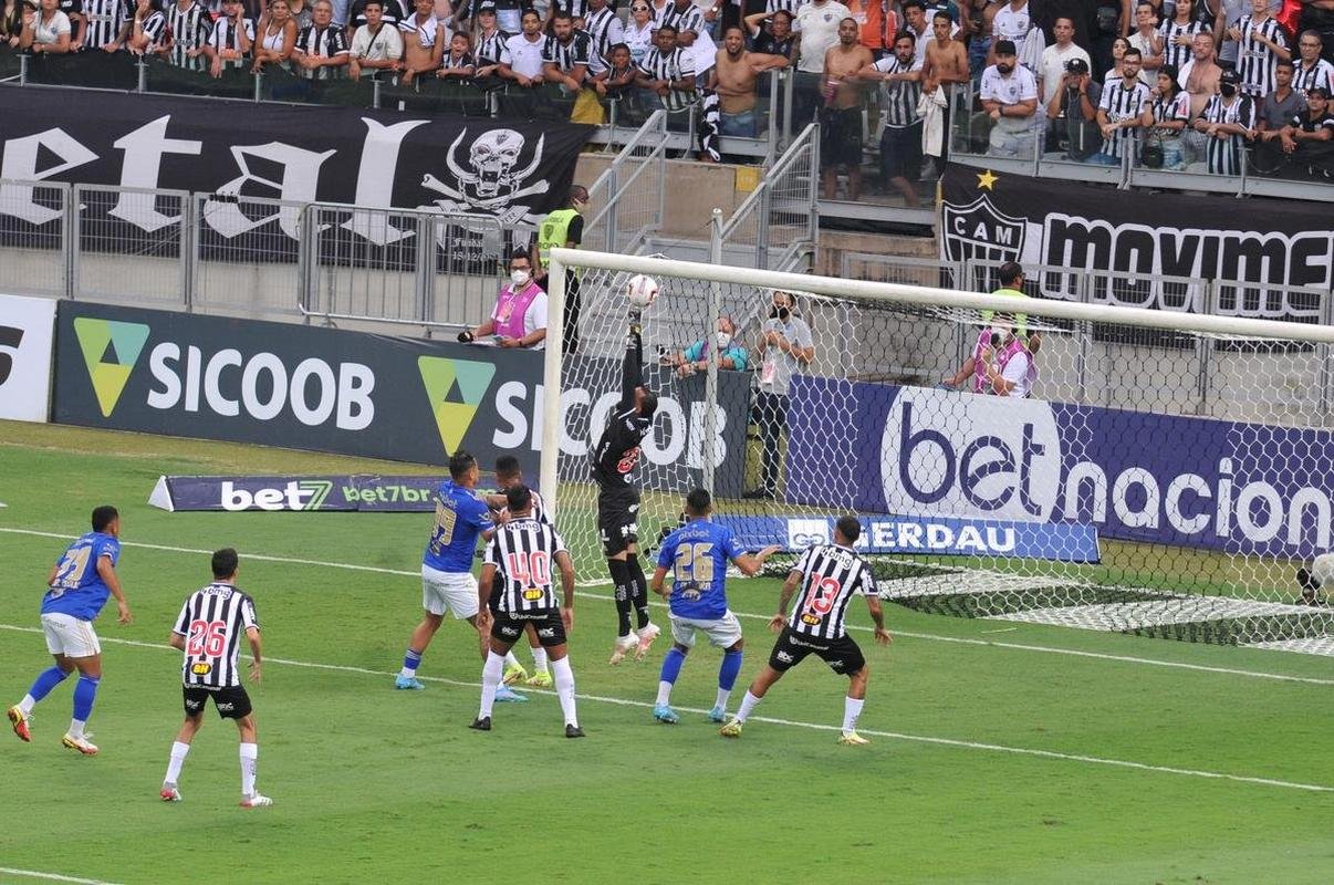 Fotos do clssico entre Atltico e Cruzeiro, no Mineiro, em BH, pela nona rodada do Campeonato Mineiro de 2022