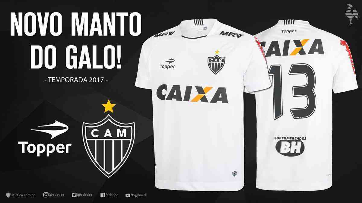 Atltico vestir uniforme provisrio at o lanamento da coleo oficial, previsto para abril 