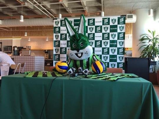 Imagens do lanamento da parceria entre Amrica e Montes Claros