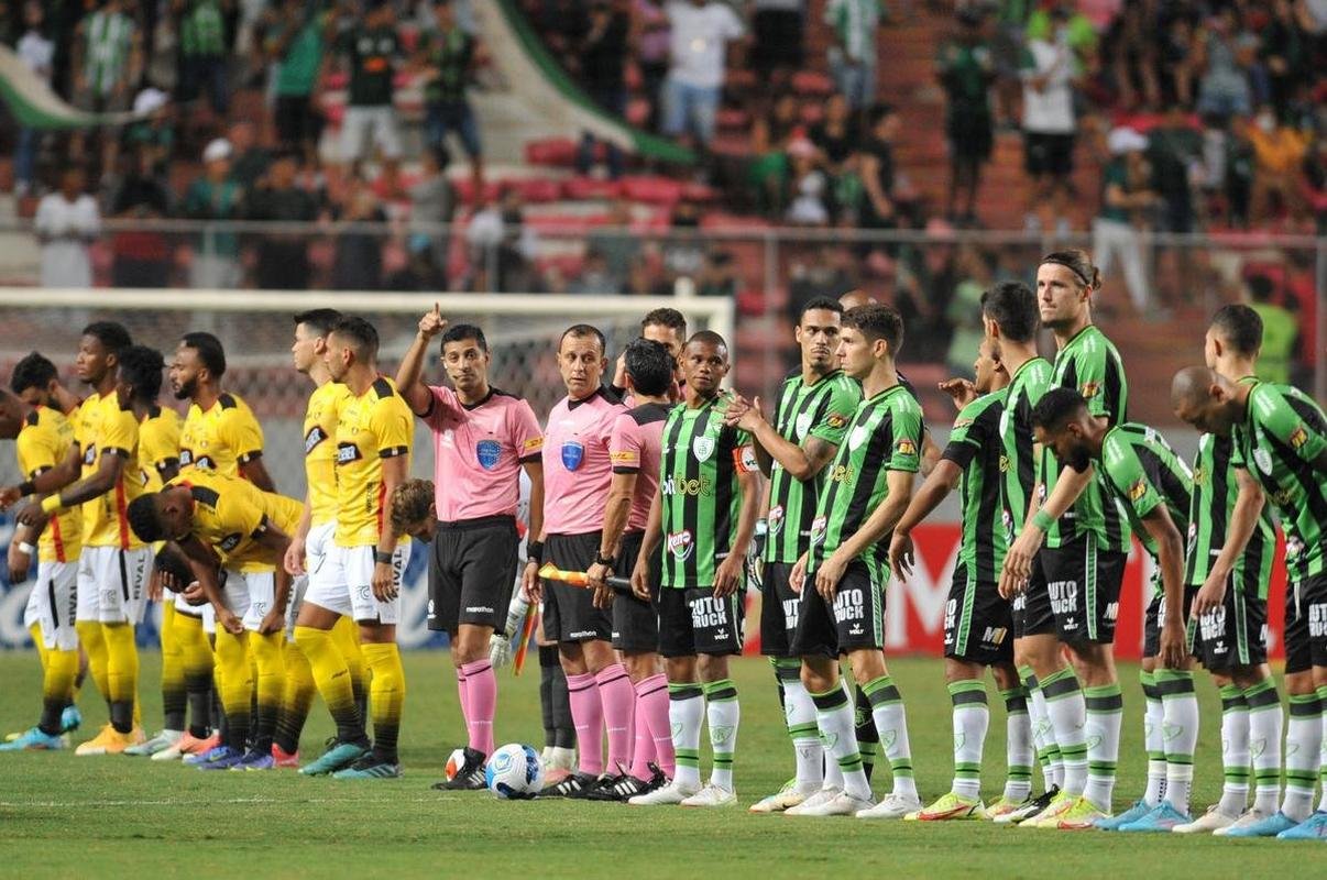 Fotos da partida de ida da terceira fase da Copa Libertadores, entre Amrica e Barcelona de Guayaquil, no Independncia, em Belo Horizonte