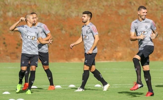 Em Santa Catarina, elenco reserva do Galo fez último treino antes de duelo contra a Chape