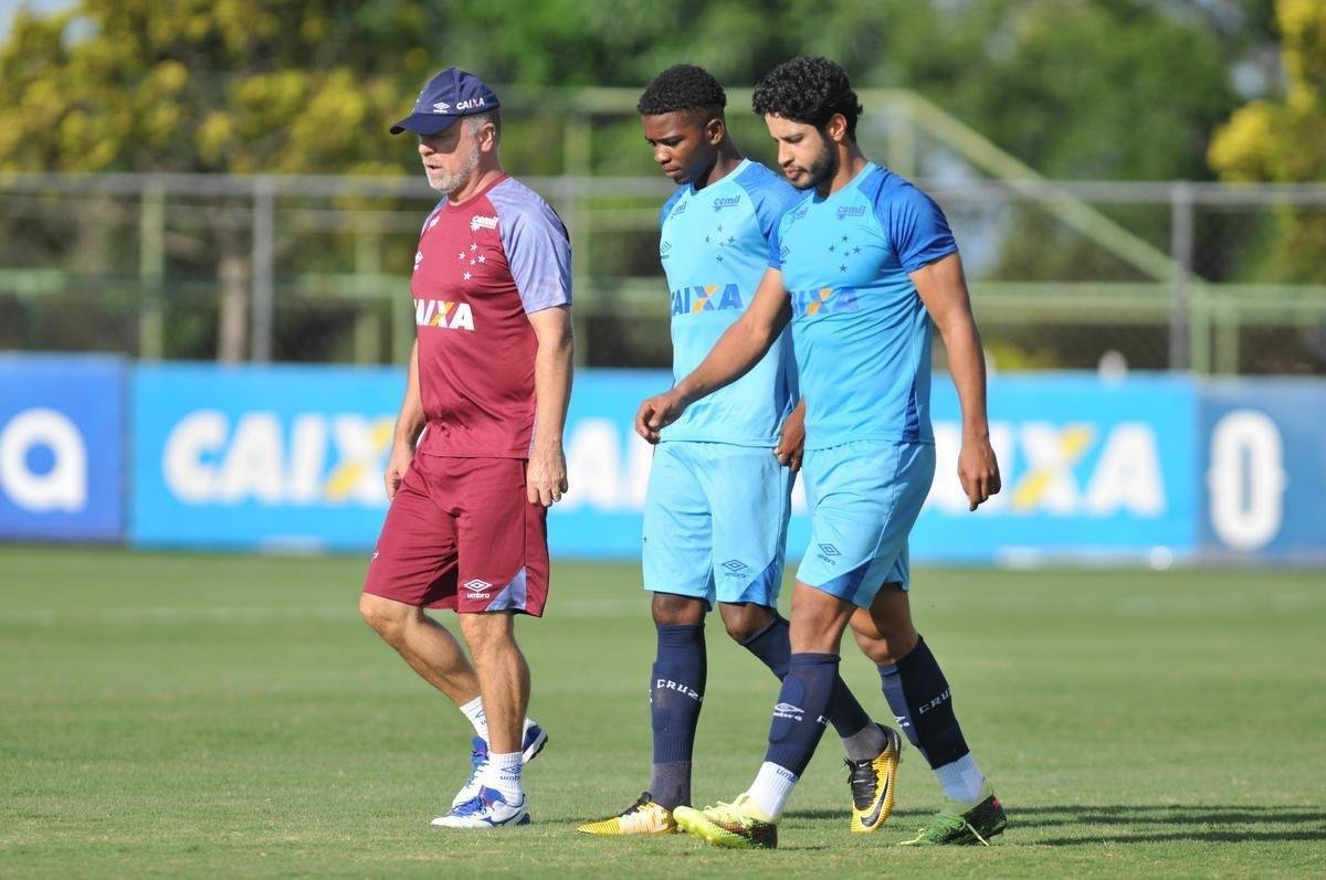 Fotos do ltimo treino do Cruzeiro antes do jogo diante do Tupi, pela semifinal do Campeonato Mineiro