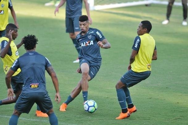 Jogadores do Atltico treinaram na tarde desta quinta-feira, dia seguinte ao empate por 0 a 0 com a Chapecoense