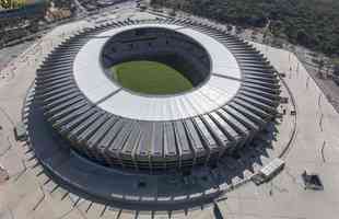 Em 2013, obras de modernização concluídas e estádio pronto para a Copa das Confederações e, posteriormente, para a Copa do Mundo de 2014