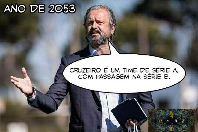 Memes da derrota do Cruzeiro para o Confiança, pela Série B