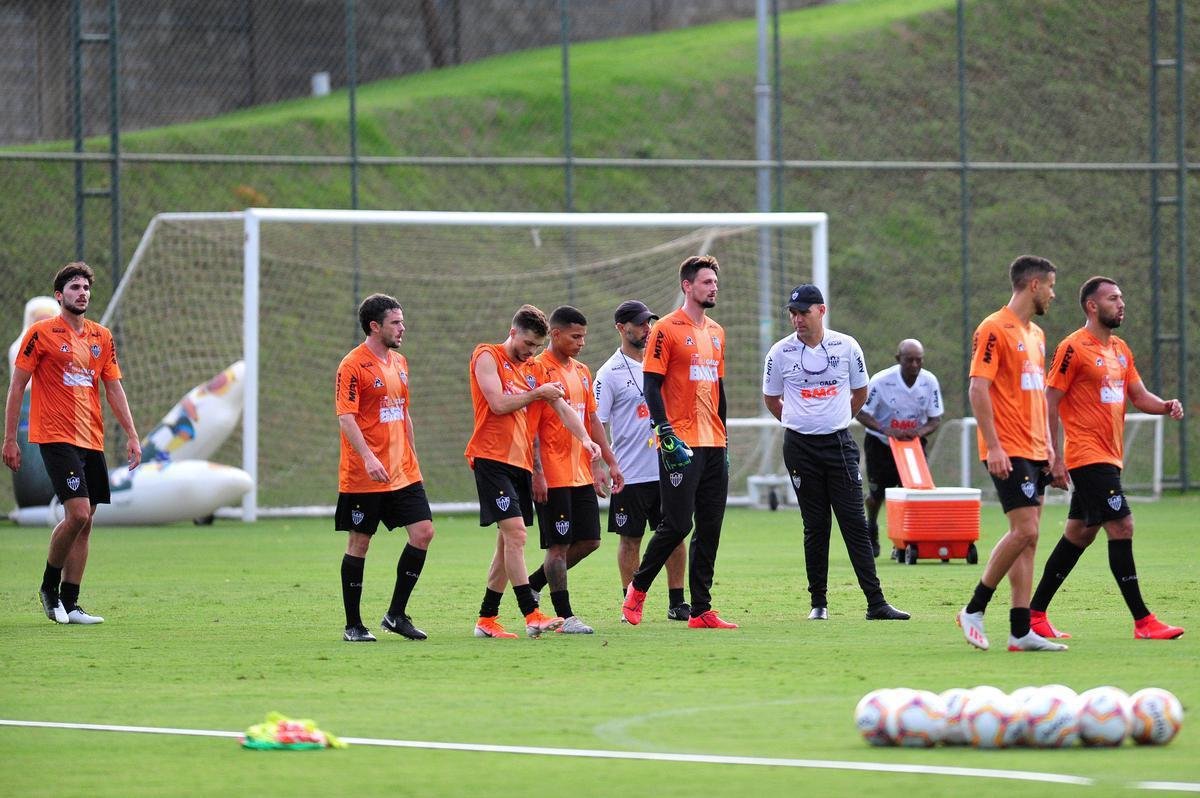 Fotos do primeiro treino do Atltico em 2020. Foi a primeira atividade comandada pelo venezuelano Rafael Dudamel
