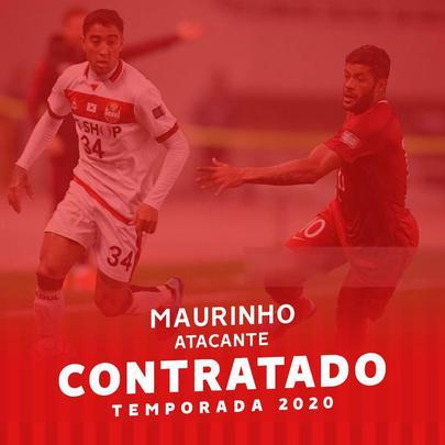 O CRB anunciou a contratao do atacante Maurinho, que estava no Prachuap, da Tailndia