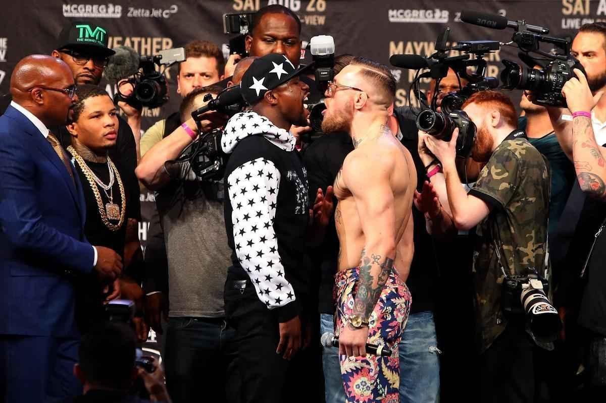 Imagens da etapa de Nova York da turn com Mayweather e McGregor. Astros se encaram no Brooklyn