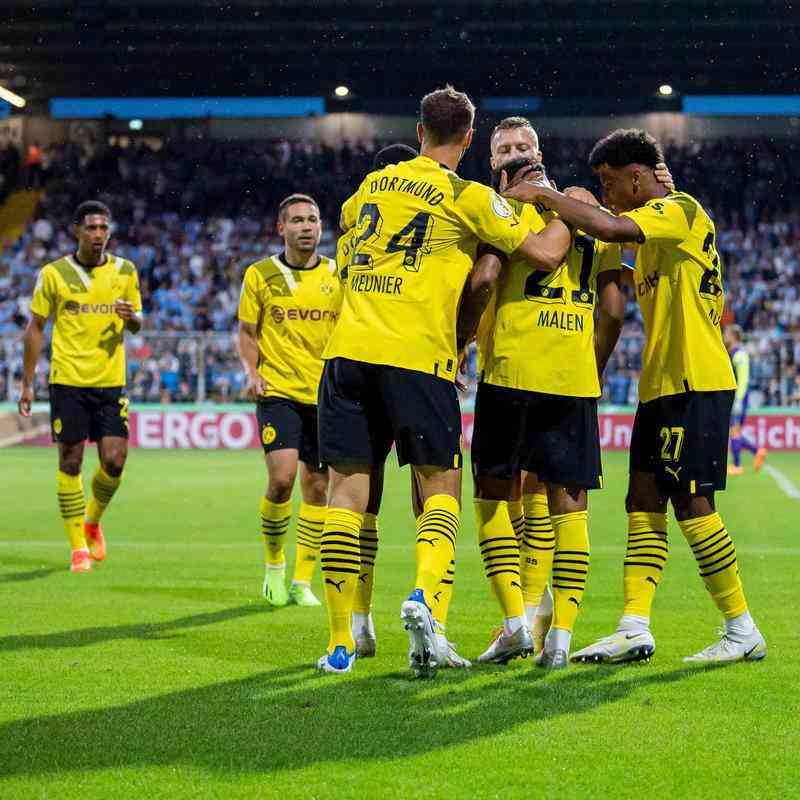 Na Alemanha, o Borussia Dortmund é o segundo favorito, com odd 10 na Sportsbet.io para conquistar o título
