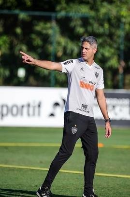 Fotos do último treino do Atlético antes do jogo com o Grêmio