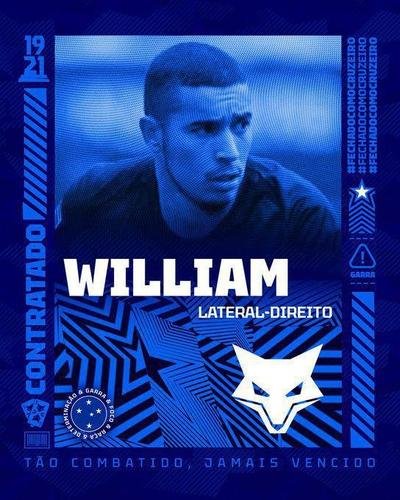 Cruzeiro anunciou o lateral-direito William