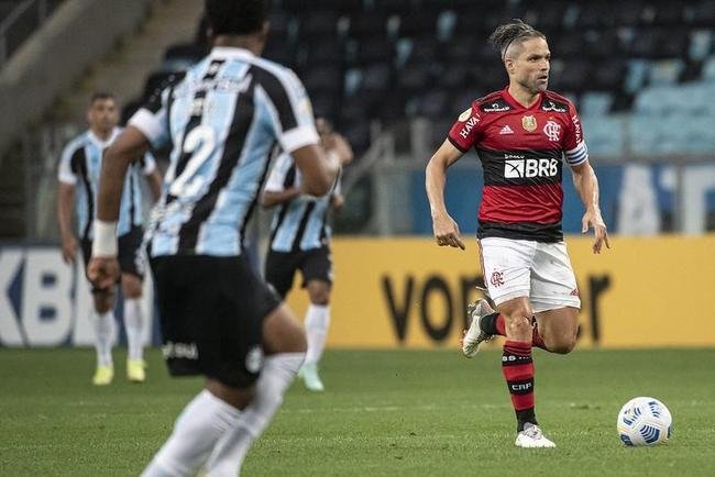 Fotos do jogo entre Grmio e Flamengo, na Arena do Grmio, em Porto Alegre, pela segunda rodada do Campeonato Brasileiro (23/11/2021)