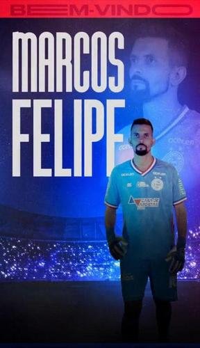 Bahia anunciou o goleiro Marcos Felipe