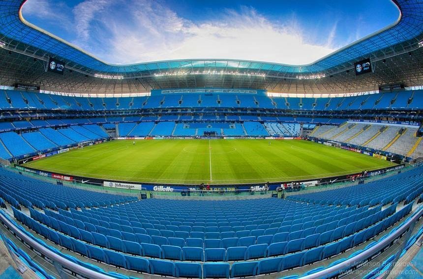Arena do Grmio, em Porto Alegre - 55.662 pessoas