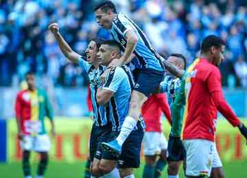 Atacante foi o destaque do tricolor ao marcar os dois gols do triunfo contra a equipe maranhense em Porto Alegre 