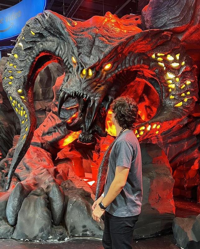 Dod curtiu a CCXP com a esposa e amigos