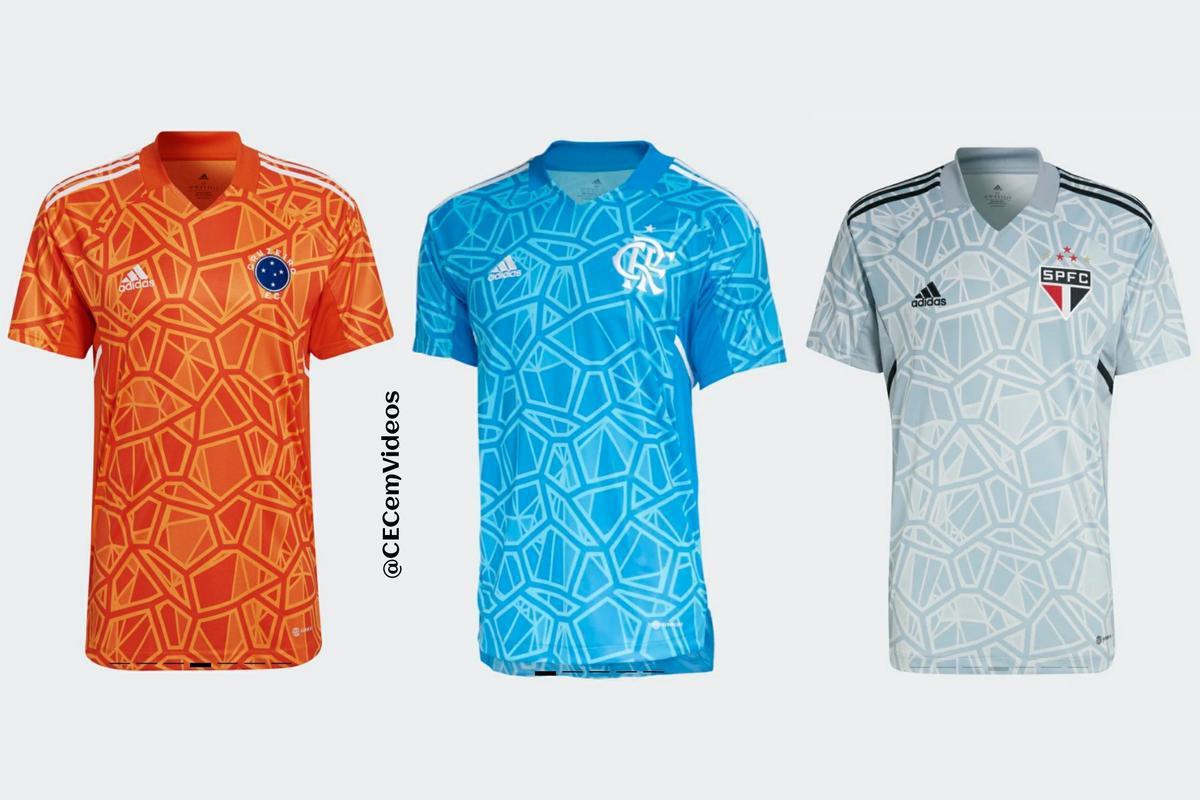 Nova camisa de goleiro do Cruzeiro rende memes na internet é comparada com a de outros clubes