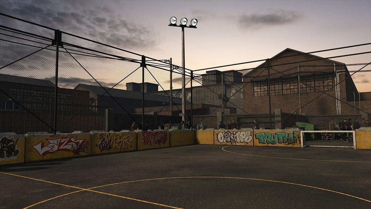 Fifa 21: quadras de futebol do Volta. Estacionamento