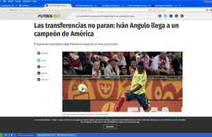 FutbolRed: Angulo chega a um campeo da Amrica