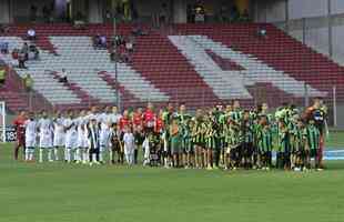 Amrica e Tupi se enfrentaram, no Independncia, pela terceira rodada do Campeonato Mineiro