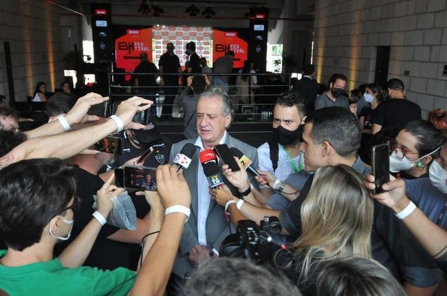 Entrevista do presidente do Atltico, Srgio Coelho, na Arena MRV