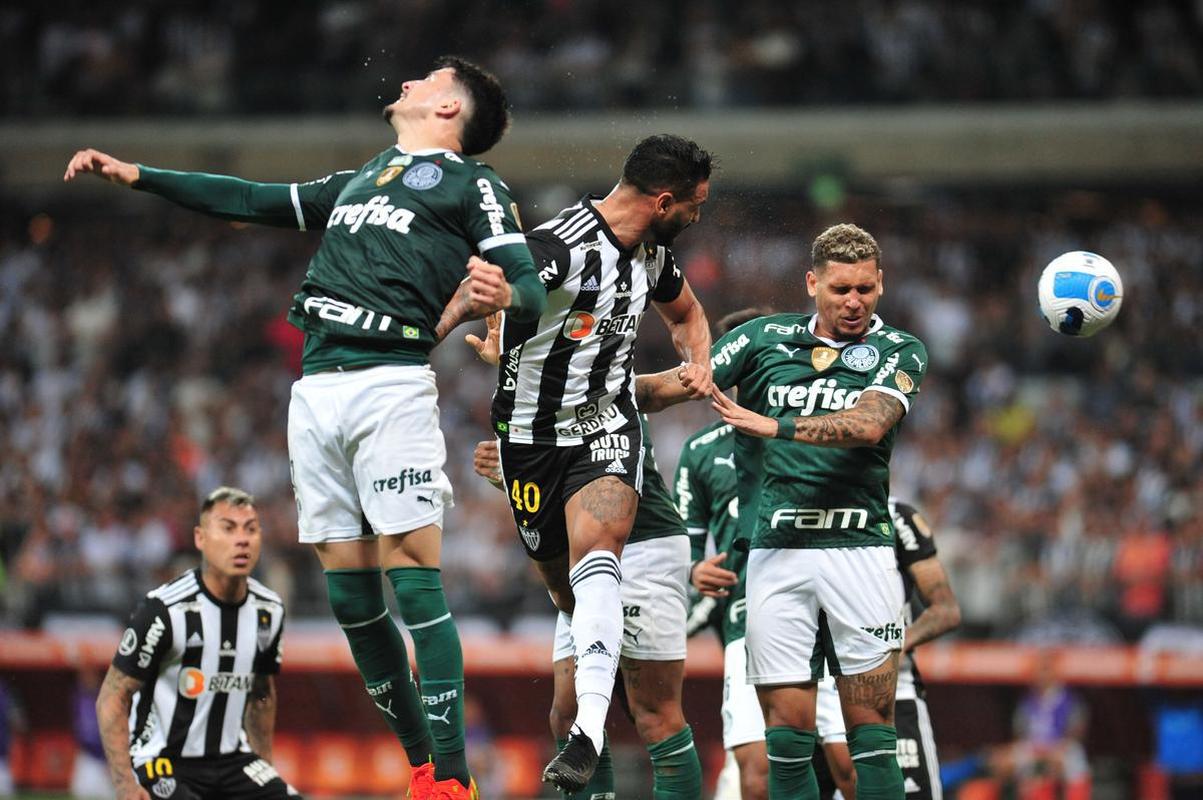 Fotos do jogo de ida das quartas de final da Copa Libertadores, entre Atltico e Palmeiras, no Mineiro