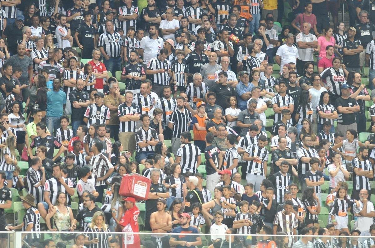 Fotos do jogo entre Atltico e Grmio