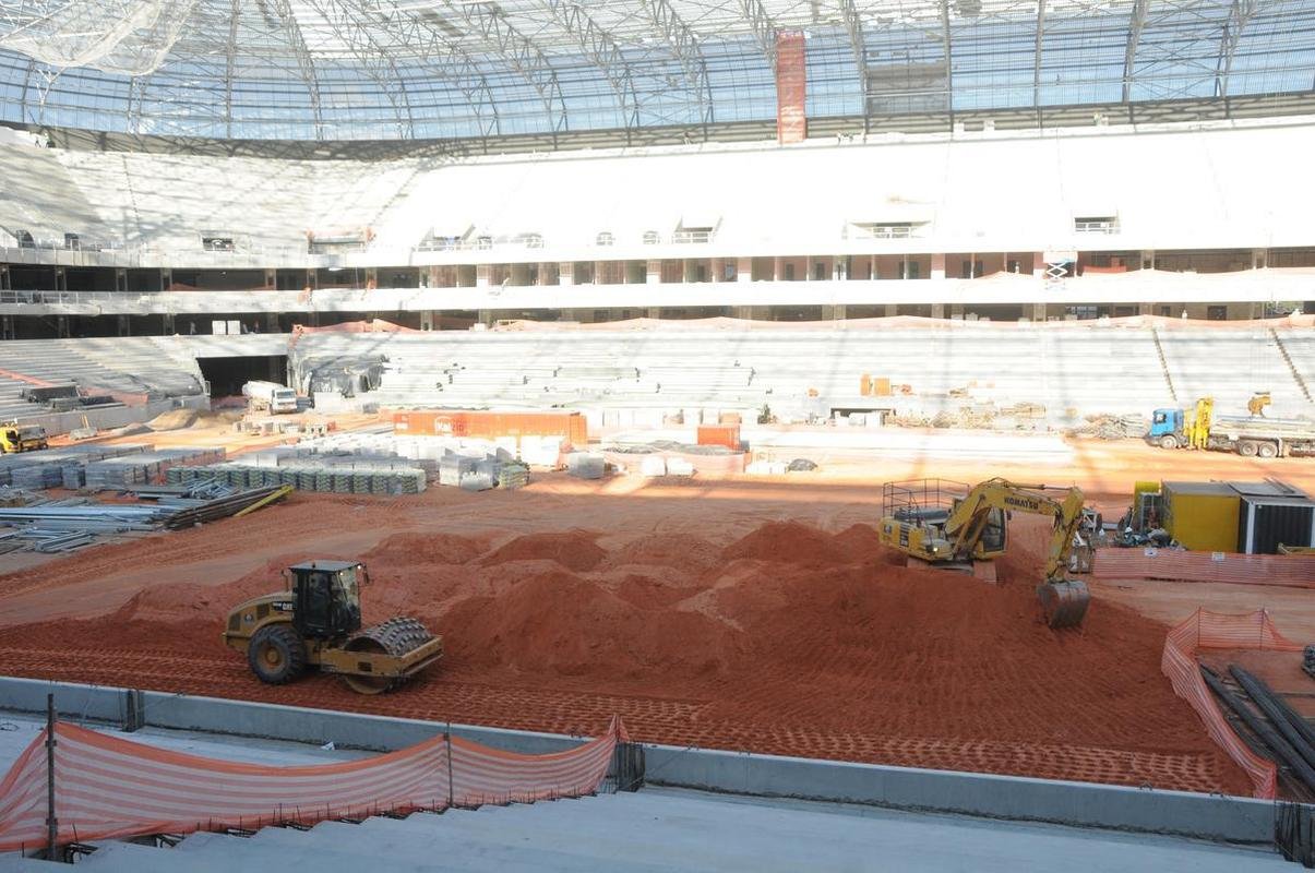 Futuro estdio do Galo, Arena MRV est com 60% das obras concludas