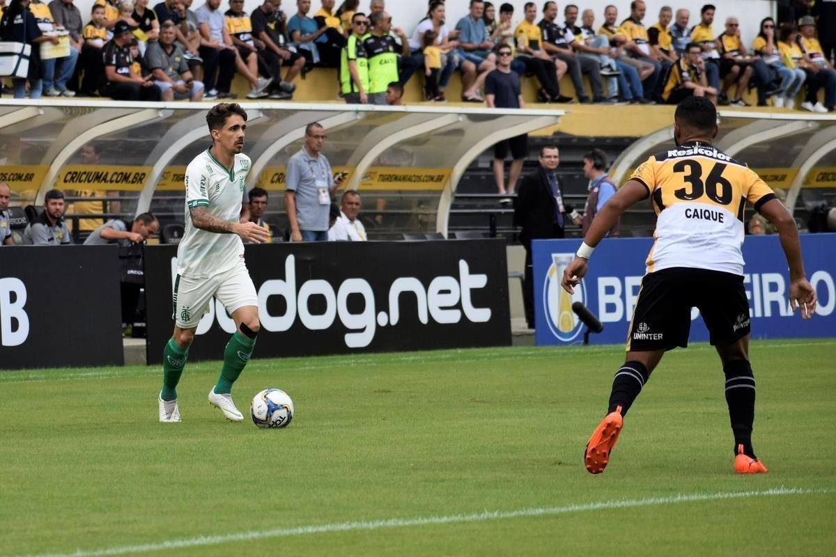 Cricima e Amrica se enfrentaram no Heriberto Hlse, pela terceira rodada da Srie B