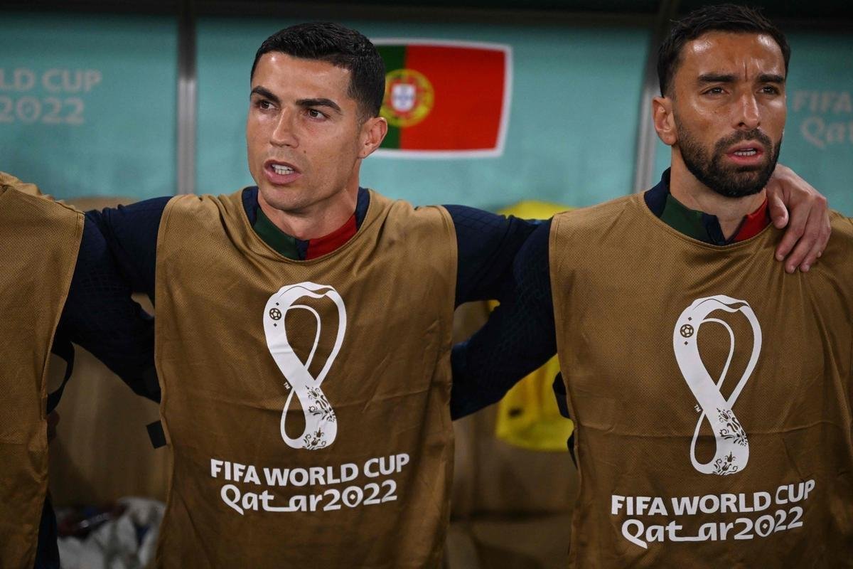 Fotos do jogo entre Marrocos e Portugal no Estdio Al-Thumama, no Catar, pela Copa do Mundo de 2022