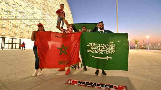 Mundo rabe se uniu para torcer pelo Marrocos e Arbia Saudita