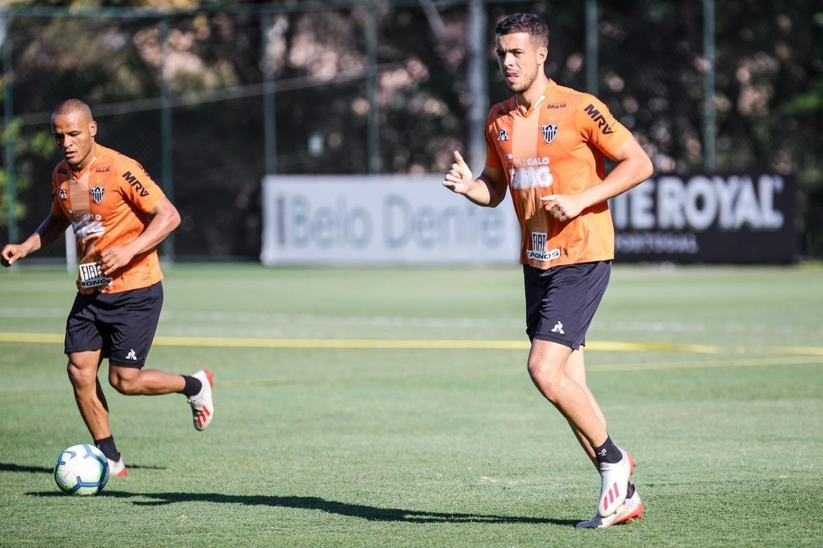 Fotos do ltimo treino do Atltico antes do jogo com o Grmio