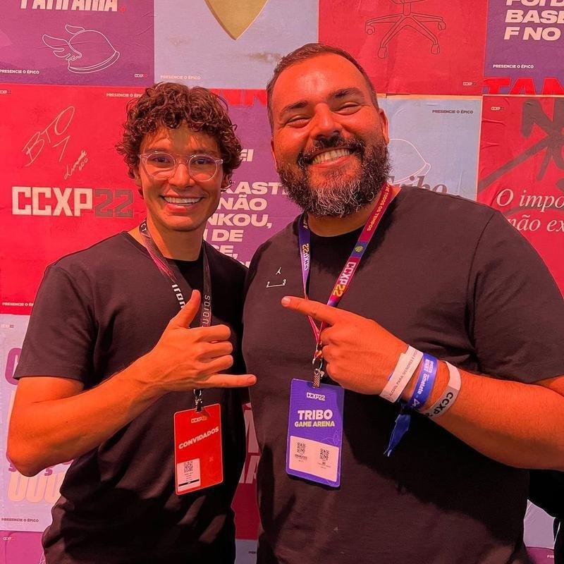 Dod curtiu a CCXP com a esposa e amigos