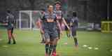 Jogadores do Atltico treinaram nesta tera-feira, vspera do jogo com o Defensor